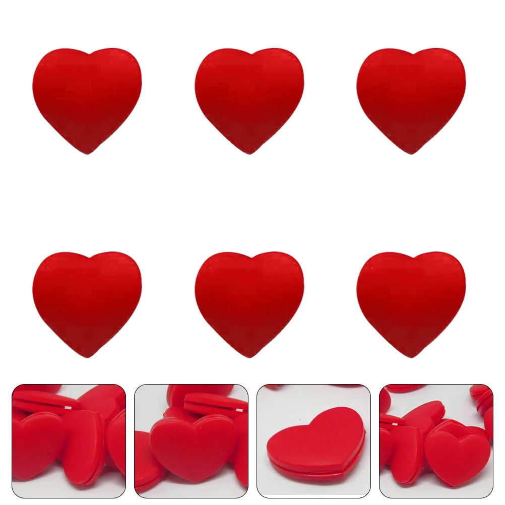 

6Pcs Silicone Shocking Absorber Creative Heart Shaped Shocking Abosorber
