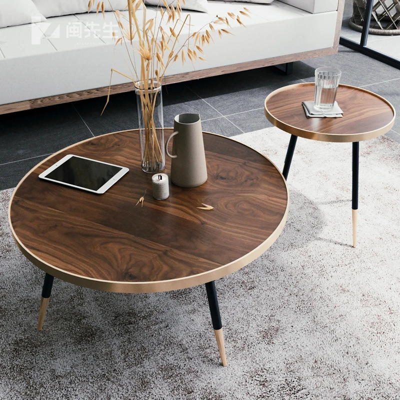 Журнальный столик для гостиной Минималистичная винтажная мебель современный