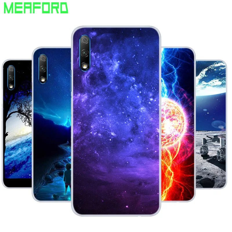 Силиконовый чехол для Huawei Honor 9X мягкая задняя крышка с художественным принтом 9 X X9
