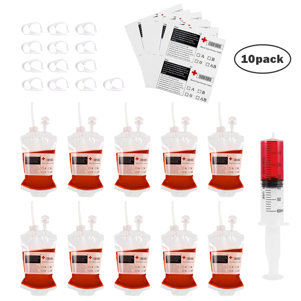 Сумка контейнер для напитков косплея на Хэллоуин сумка мешок с фильтром вампира