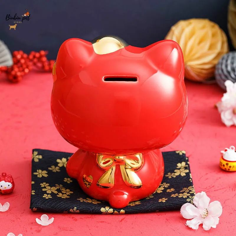 hellokitty piggy bank creative home set up a ceramic to give her best friend children's birthday present | Дом и сад