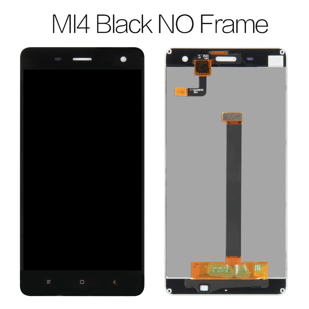 Mi4 Black no Frame 5," дисплей для XIAO mi 4, сенсорный ЖК-экран с рамкой для Xiao mi 4C, ЖК-дисплей mi 4 4C 4i mi 4i, Замена ЖК-дисплея - Цвет: Mi4 Black no Frame