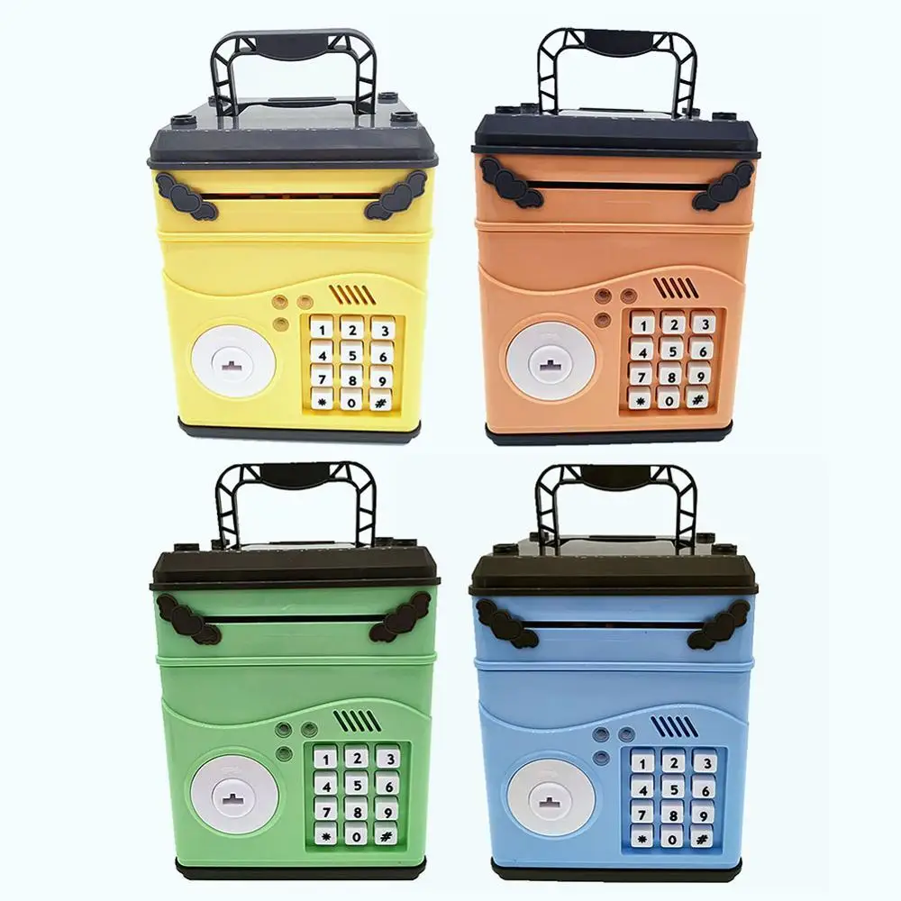 

Automatic Piggy Bank ATM Password Money Box Cash Coins Saving Box ATM Bank Box Electronic Deposit Christmas Gift for Kids