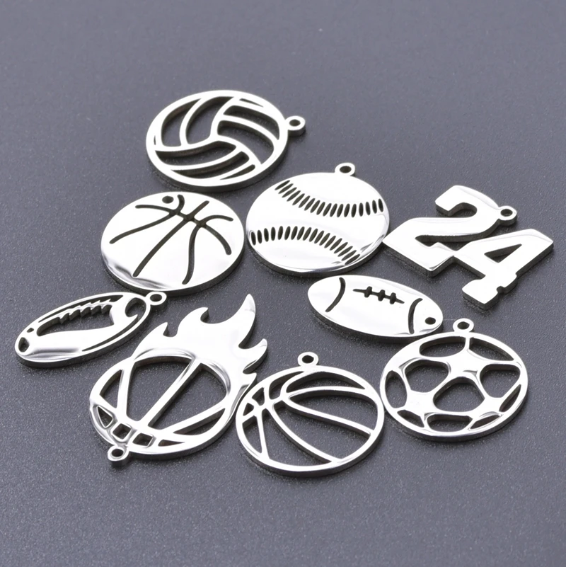 Подвеска в виде мяча для баскетбола футбола аксессуары изготовления ювелирных