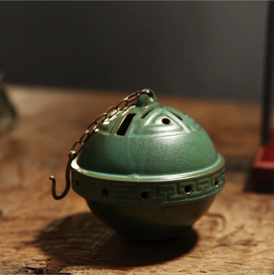 Креативная подвесная горелка для благовоний керамическая в китайском стиле