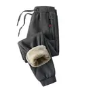 Зимние толстые теплые флисовые рандомные спортивные повседневные спортивные брюки на молнии с карманами и шнуровкой женские брюки 7XL 8XL