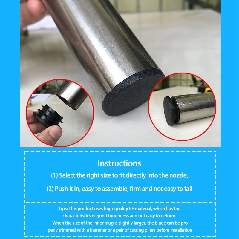 24 шт. пластиковые трубки диаметром 22 мм для защиты пола и ударов |