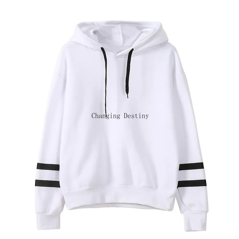 S XL женская мода свободные толстовки с капюшоном и длинными рукавами женские