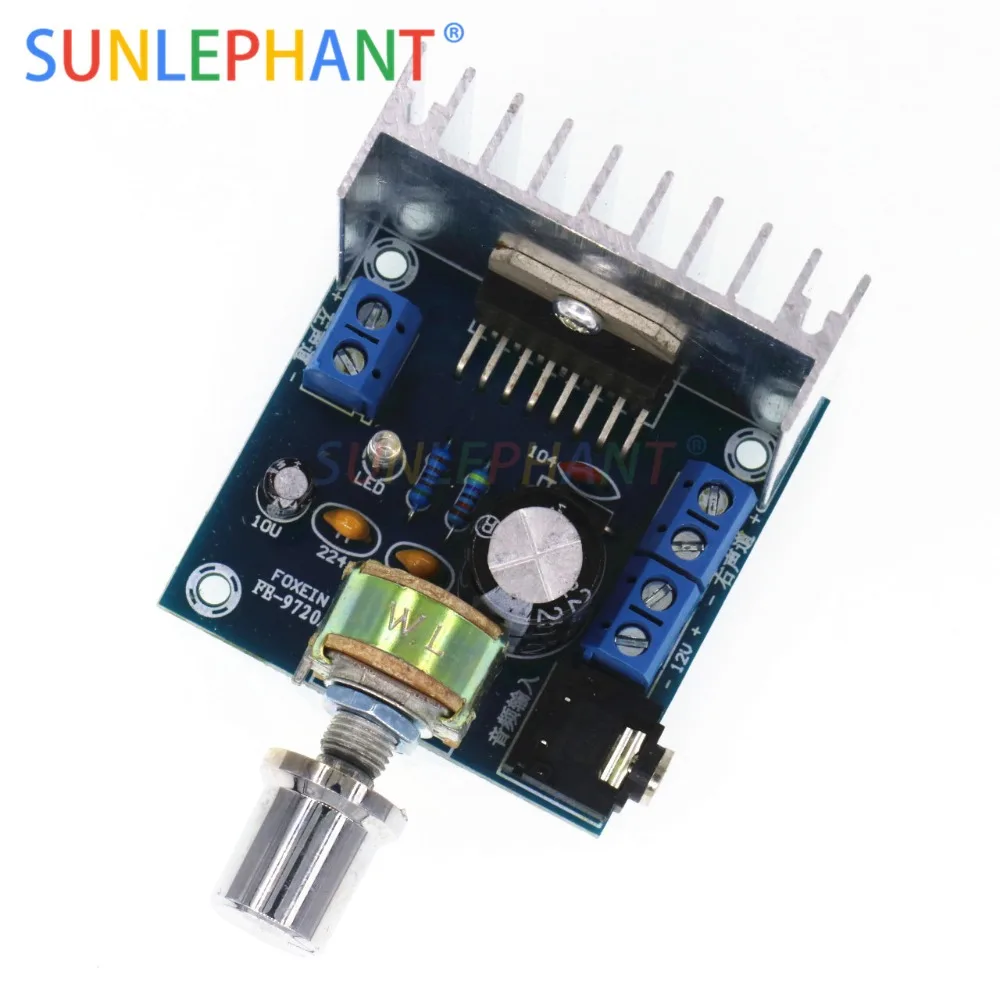 Плата усилителя TDA7297 Версия B AC/DC 12 В 2x15 Вт Цифровой аудио двухканальный модуль 15 +