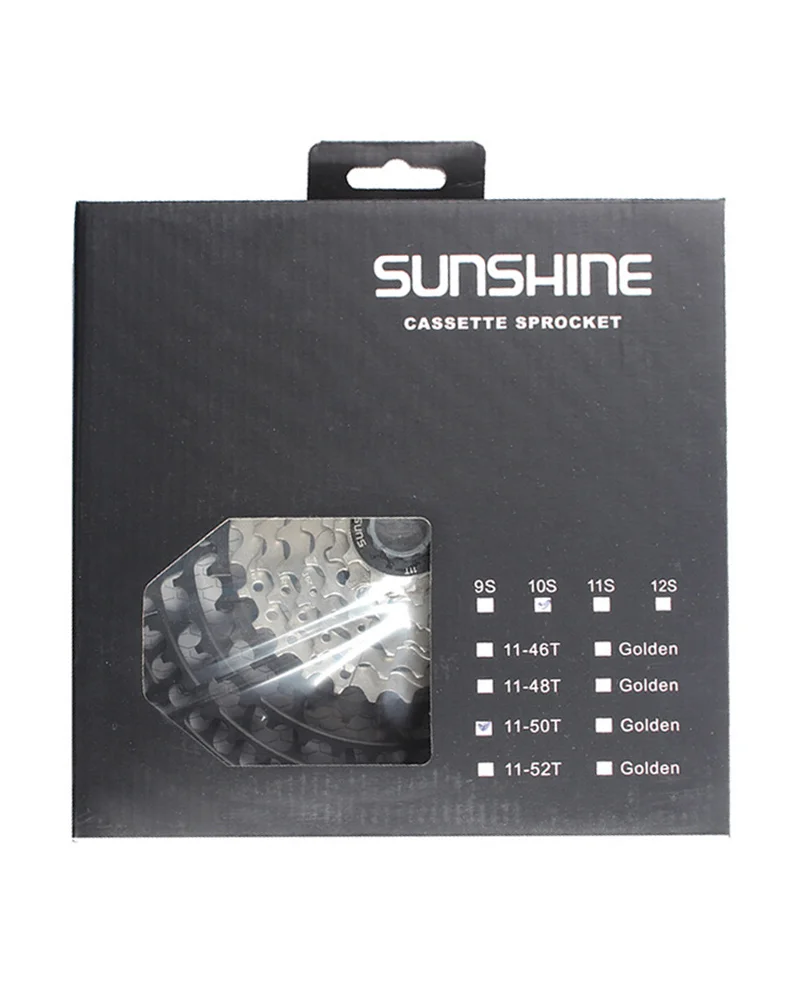 

MTB Bike Cassette 10 Speed Hollow Design Mountain Bike Freewheel 10v 11 50 T Sprocket Gravel Bike Flywheel Parts for Bicycle