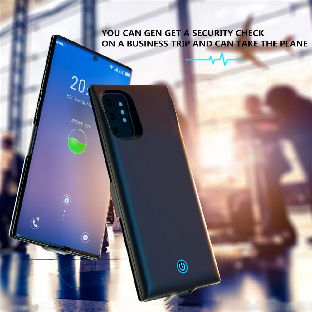 KQJYS 7000 мАч Внешний аккумулятор для samsung Galaxy Note 10 Plus чехол для зарядки для samsung Note 10 ультра тонкий чехол для батареи