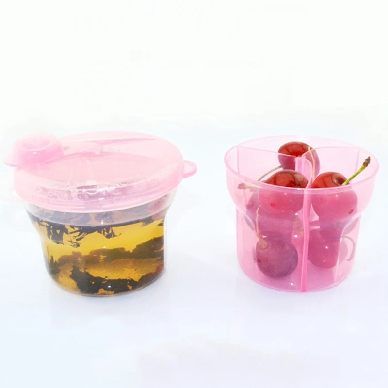 3 Слои Портативный сухое молоко распределитель герметичные для детских