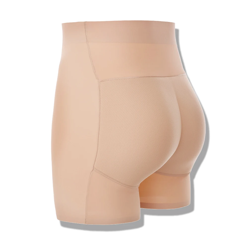 Утягивающее белье для женщин мягкие бесшовные трусики с эффектом пуш ап ягодиц 3D