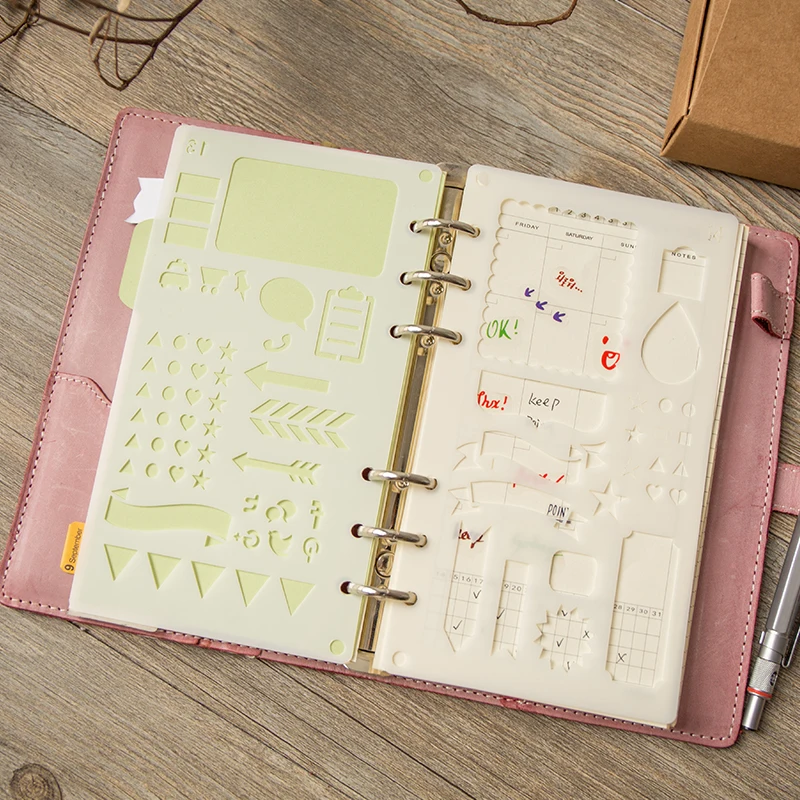 2 шт ремесло резки штампы пули журнал трафарет молочная Новинка Блокнот пластик