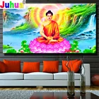 Горный водопад Buhhda, алмазная живопись, вышивка крестиком, полная квадратнаяКруглая Мозаика, распродажа, алмазная вышивка, ландшафтный Декор