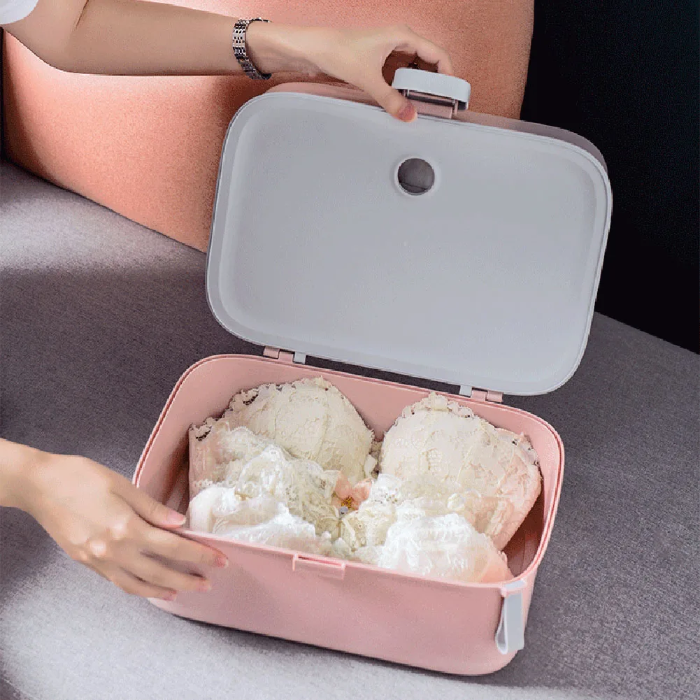 Коробка для хранения одежды с крышкой носков игрушек мелочей органайзер коробка