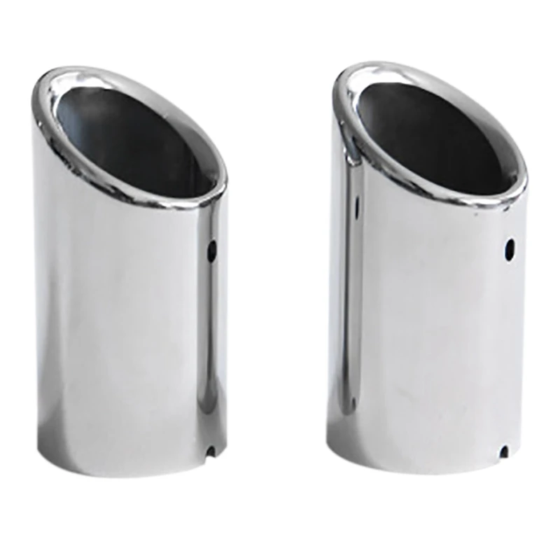 2 шт. сталь Авто глушитель выхлопной трубы наконечник Накладка для Jetta MK6 1 4 T Golf 6 MK7