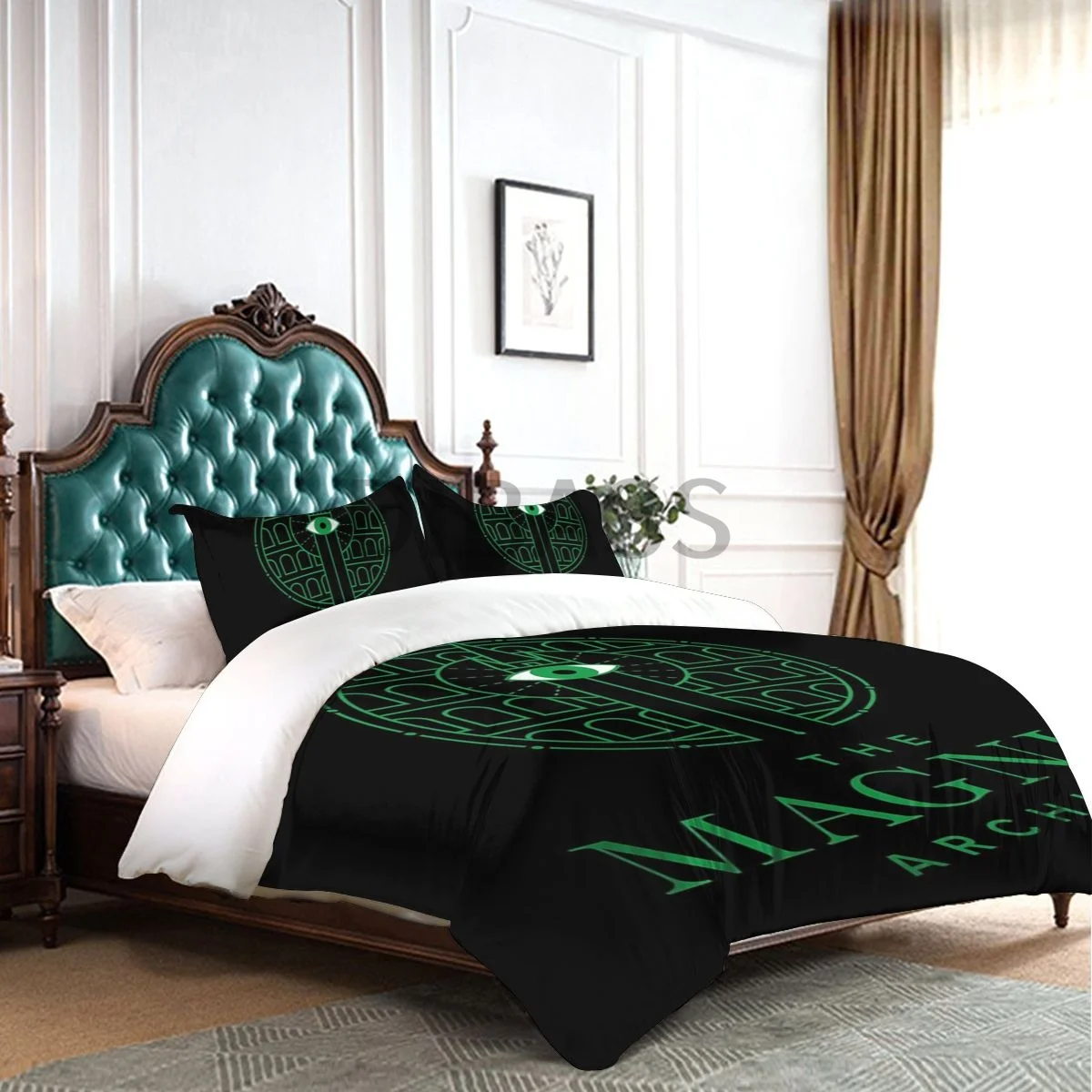 Комплект постельного белья из микрофибры с 2 наволочками | Дом и сад