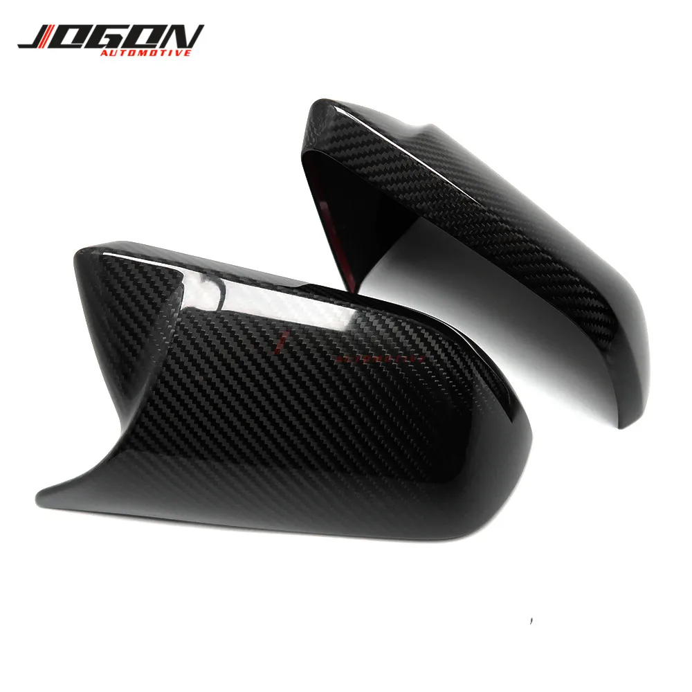 Car Side Rearview Mirror Cover For Ford Mustang 2015-2018 US Version With Turn Signal Dry Carbon Fiber | Автомобили и мотоциклы