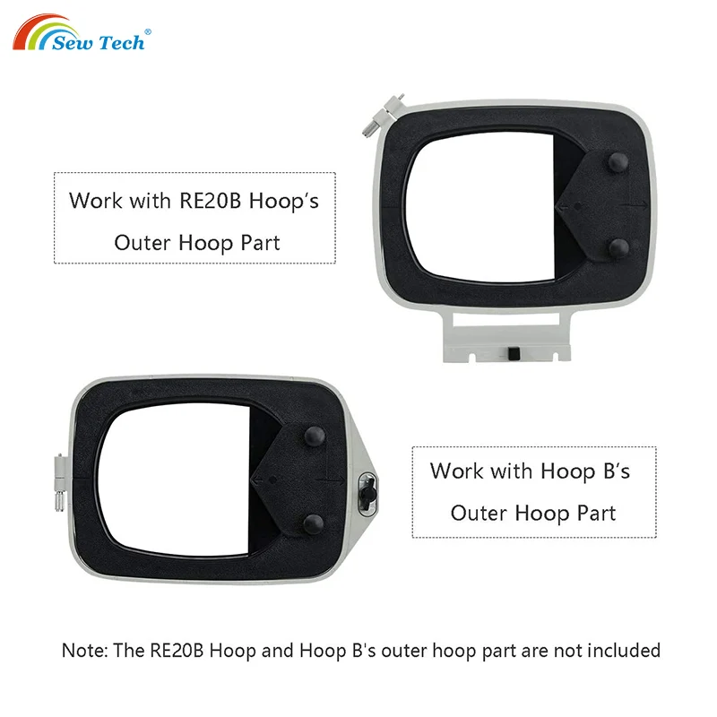 Обруч для вышивальной шляпы Sew Tech Janome Memory Craft MC 500E Elna 820 и т. д. обручи 4x2 дюйма рамка