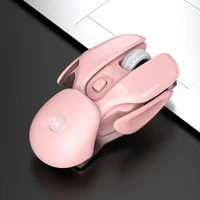 mouse wireless 2 4ghz ergonomic mice mouse 1600dpi usb receiver optical computer gaming mouse for laptop pc pink and black
