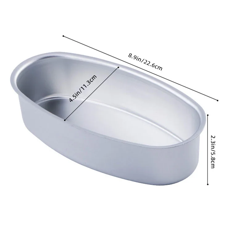 Формы для выпечки овальной формы Противень из алюминиевого сплава хлеба форма