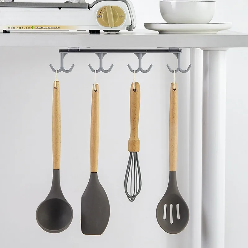 Крючок для хранения салфеток кухонных шкафов Потолочный держатель полотенец