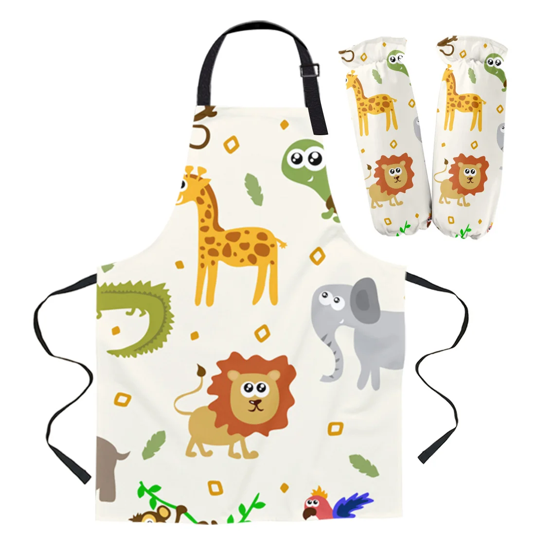 Набор фартуков Африка Индийский Слон кухонный нагрудник духовка митенки для