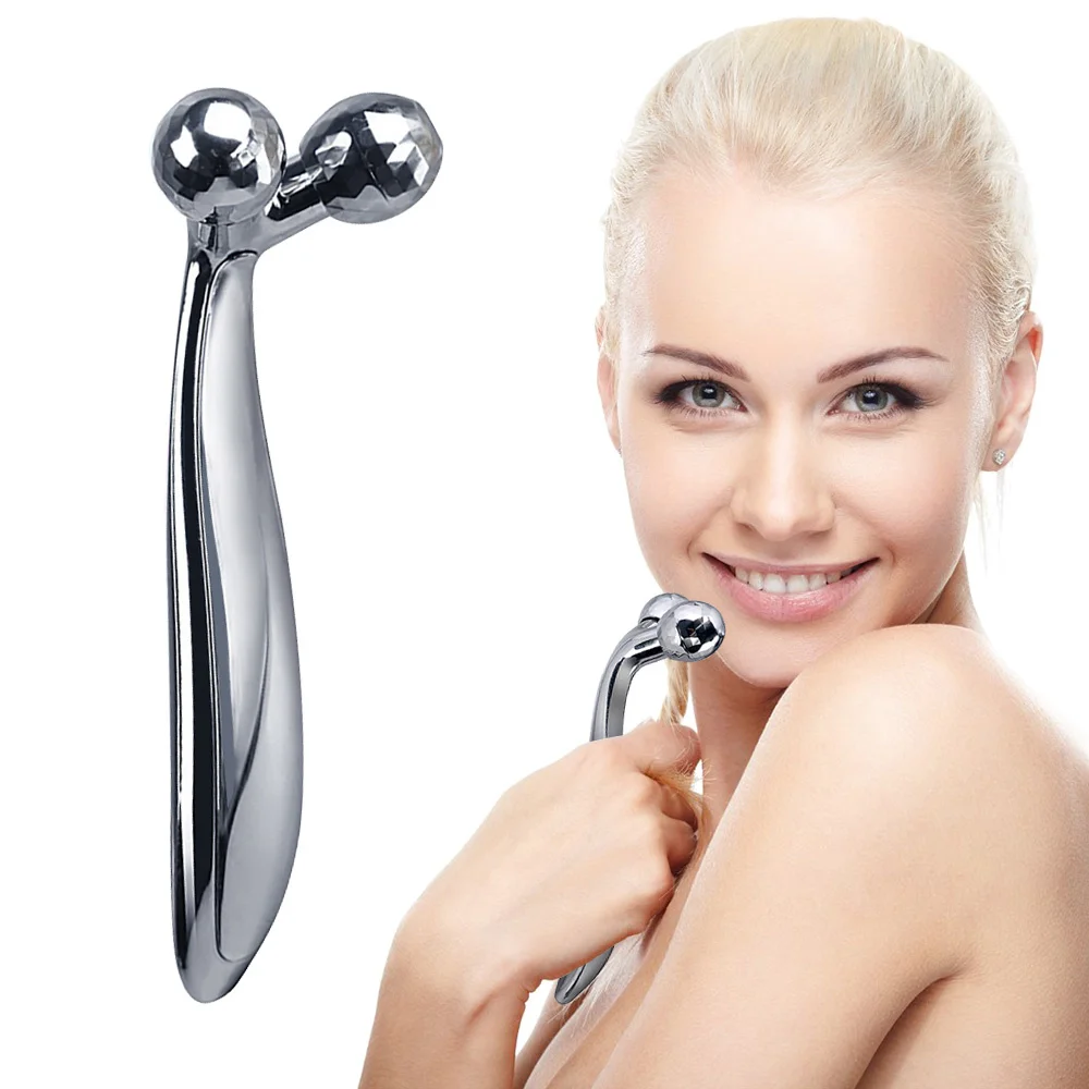 

Face and neck 3D massage roller, Y-shaped thin body massage tool, skin care, 360 ° rotation