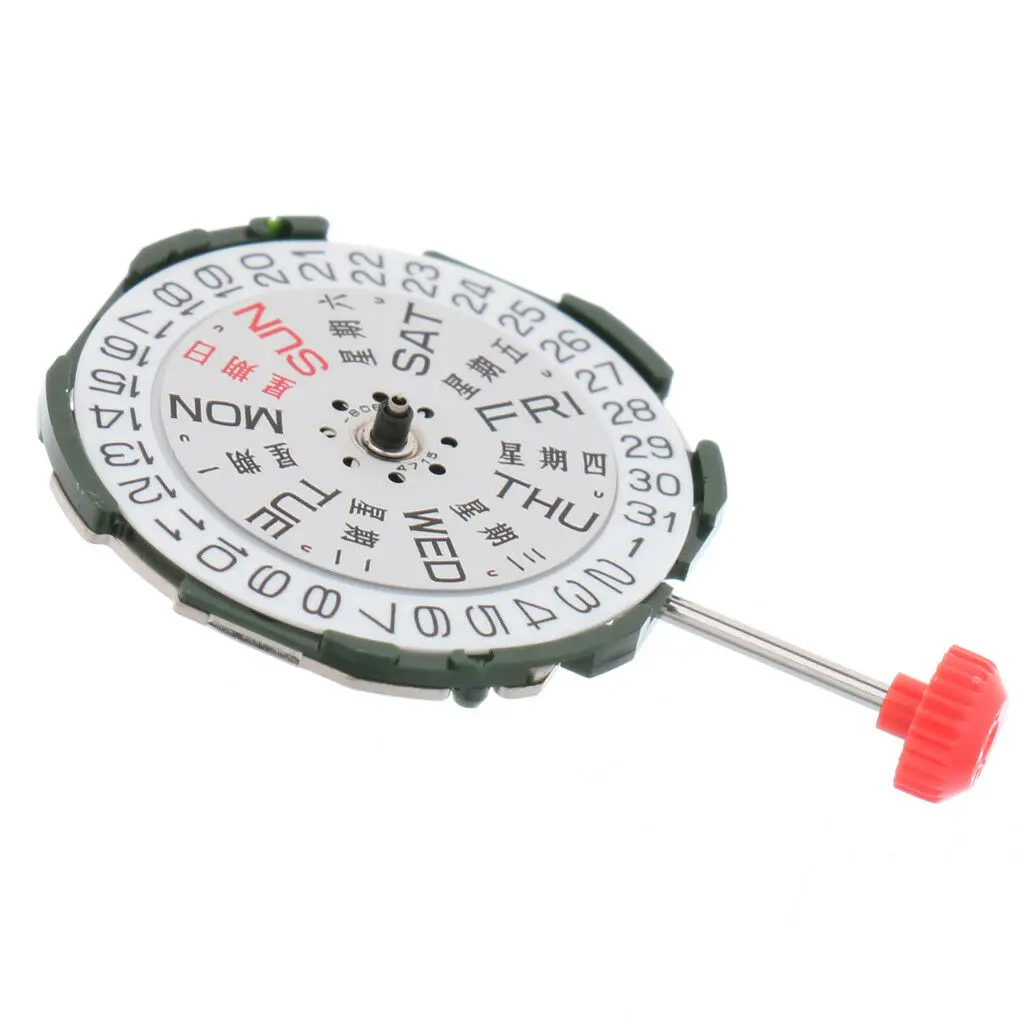 

New Watch Tools New 2035 Men Quartz Watch Movement Battery INcluded Calibre Replace Repairs Watch Parts With Dual Calendar