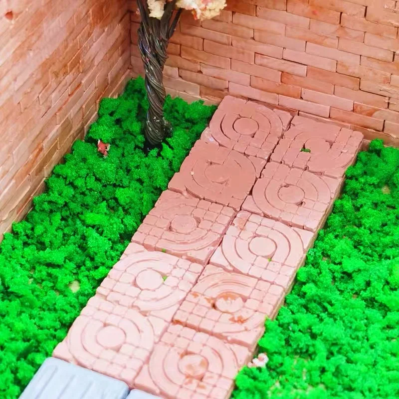 Мини форма для кирпича микро Ландшафтная архитектура напольная плитка полый