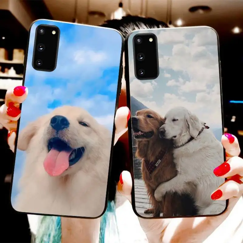 

Cute Love Dog Phone Case For Samsung S20 S10 S21 S30 Plus S9 S10PLUS S20FE S21ULTRA