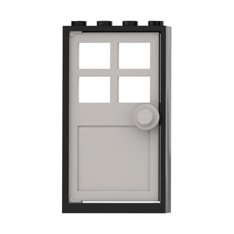 

8PCS Door Window Building Blocks Compatible Major Brand Kids Toys 60596 60623 6141 Early Learning MOC Education Gifts