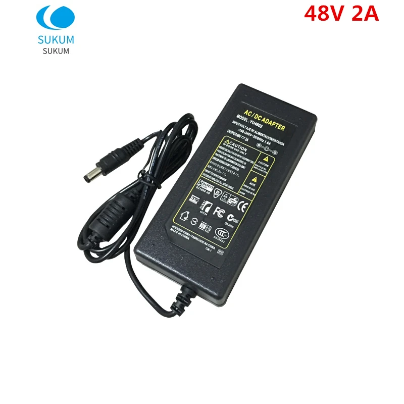 

Источник питания постоянного тока 48 В, 2 А, Адаптер POE, зарядное устройство для IP-камеры видеонаблюдения, POE NVR POE, инжектор