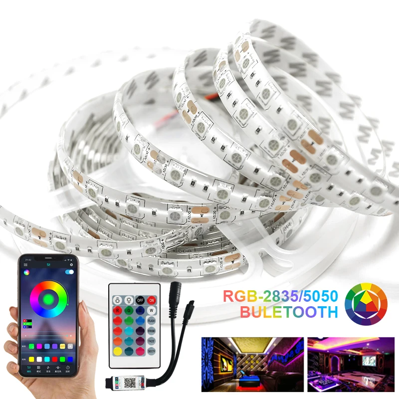 

Светодиодная лента с дистанционным управлением, 5/10/15 м, 12 В постоянного тока