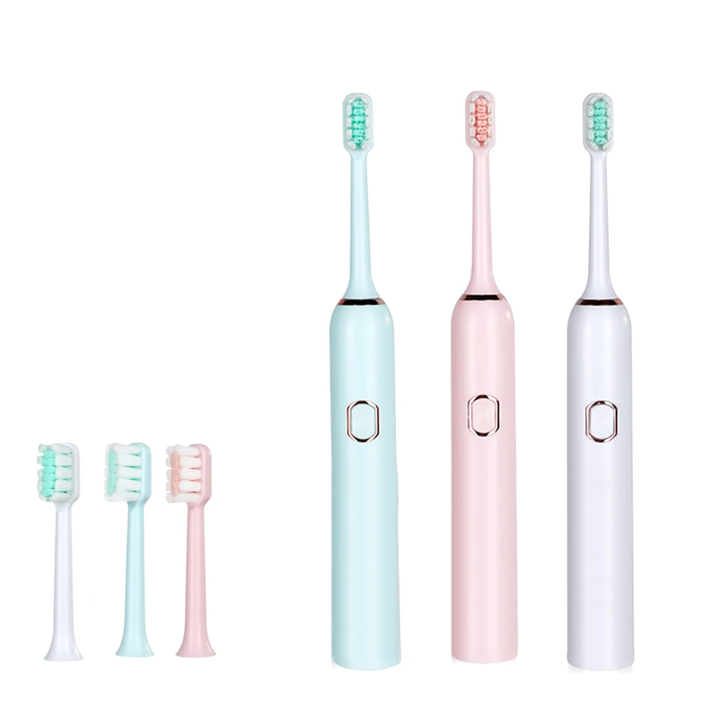 

Electric Toothbrush Remove Battery Tooth Brush Waterproof Operated Precision Clean No Rechargeable Teeth Brush tooth Heads Set