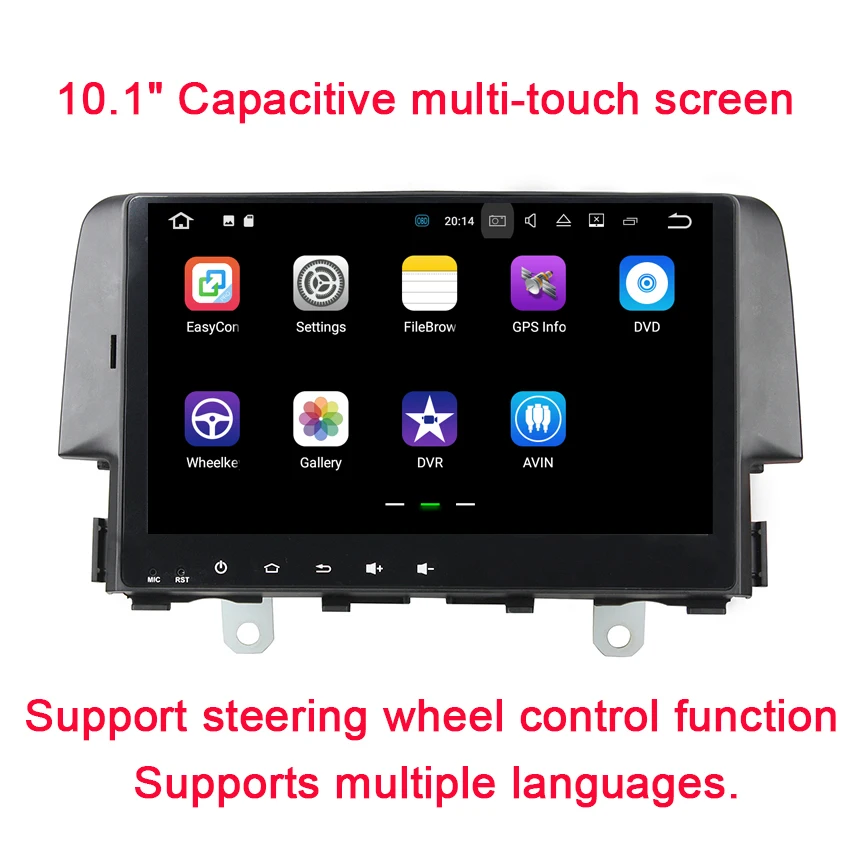 YESSUN Автомобильный навигатор GPS для Honda Civic 2016 ~ 2017 Android HD сенсорный экран Аудио