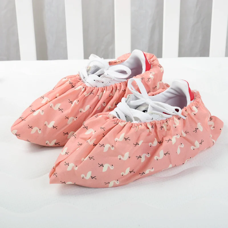 1 пара уплотненных многоразовых эластичных чехлов для обуви домашняя