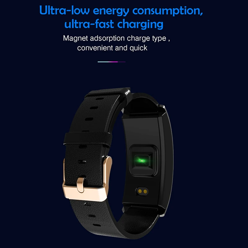 

Smart Band CK11C Smart Bracelet 0.96 IPS Color Screen Blood Pressure Heart Rate Smart Band for Ios Android Miband 2 S2