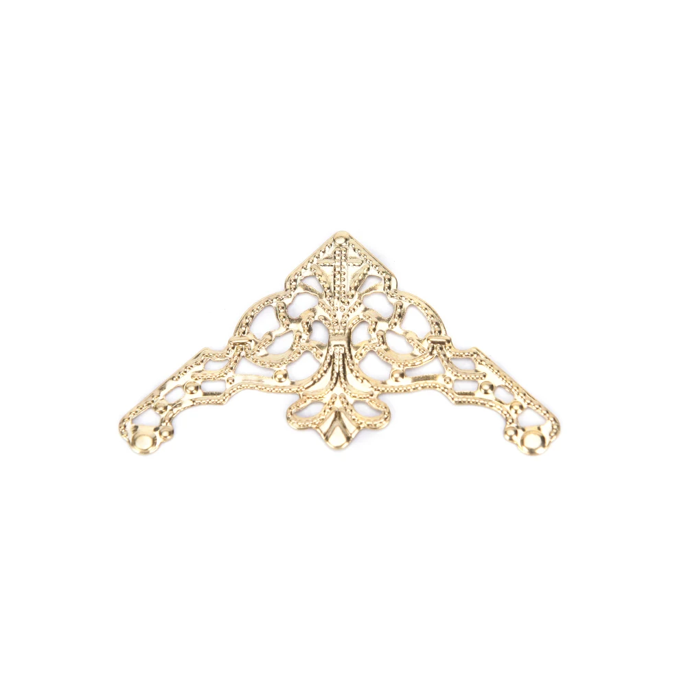 Металлические угловые кронштейны 12 шт./лот бронзовая Обложка для блокнота меню