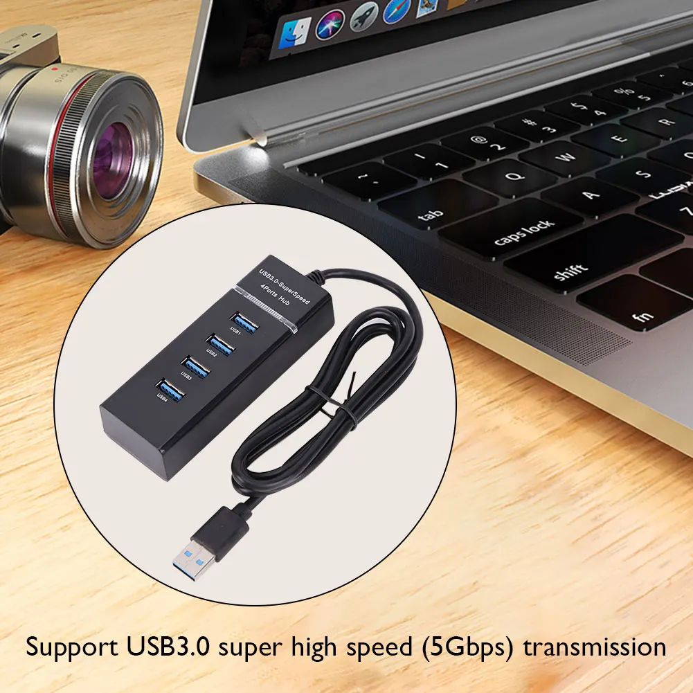 

5Gbps USB Splitter HUB Docking Multi USB 3.0 Adapter 4 Ports USB Extender Extender Portable Ultra-Thin Structure For Computer PC