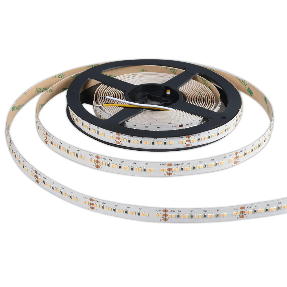 

5M IP20 DC24V 240leds/m 2216 CCT Dual White LED Strip