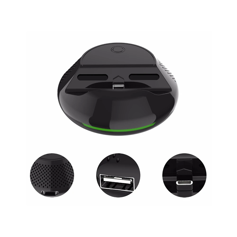 

Portable Dock Cooling Heat Dissipation Type C TV Dock Base Converter USB 3.0 Output Station for NS Switch Gamepad Console