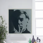 Andy Warhol самостоятельный портрет.  поп-арт на холсте картина маслом Художественный постер декоративная картина настенное украшение для дома