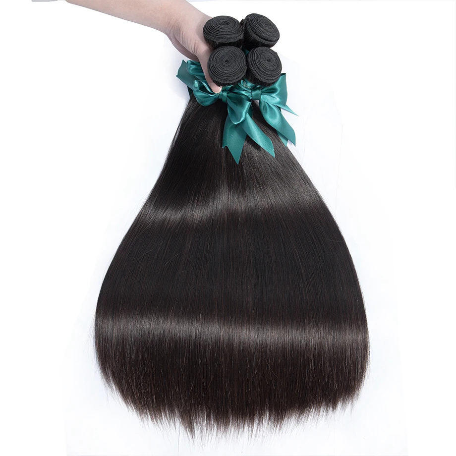 

Peruvian Straight Human Hair Extensions Remy Hair 1/3 Bundle Deals Nature Color Double Weft Hair Weave Bundles Human Hair Bundle