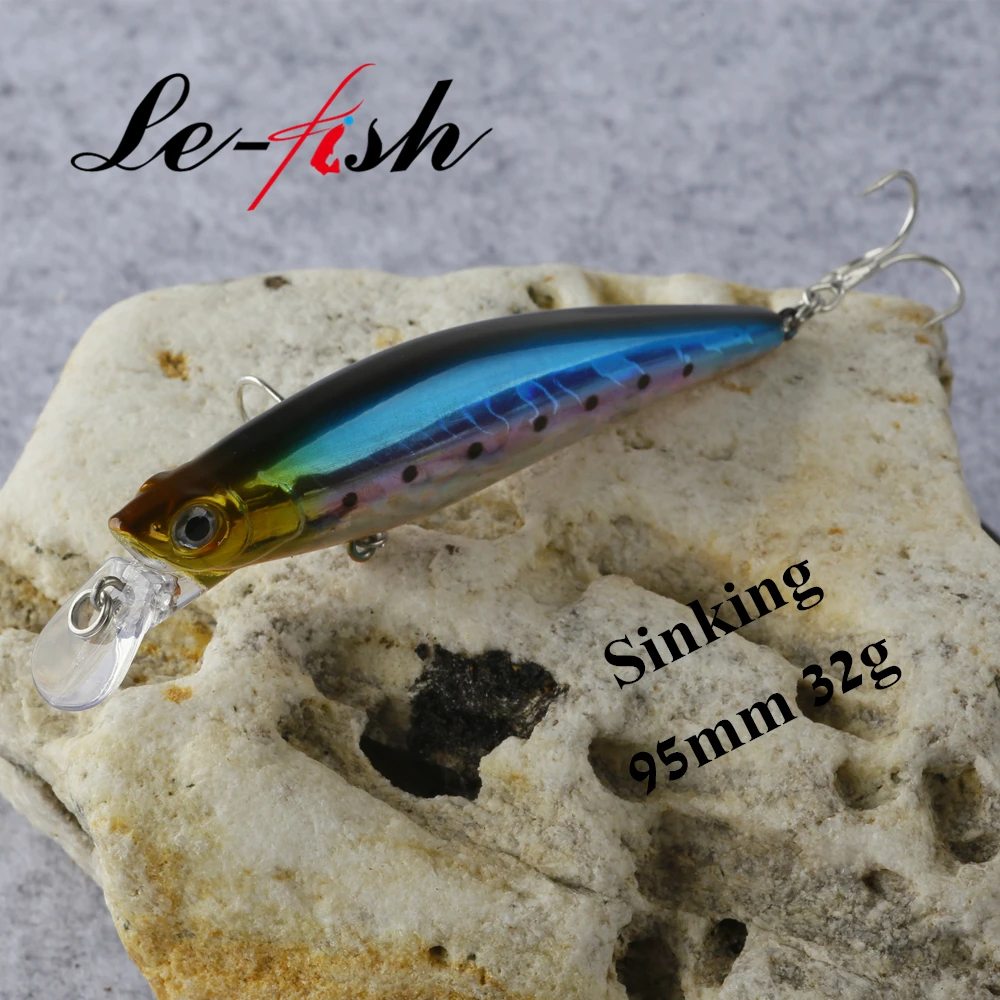Мерцающая искусственная приманка Le-Fish 95 мм 32 г | Спорт и развлечения
