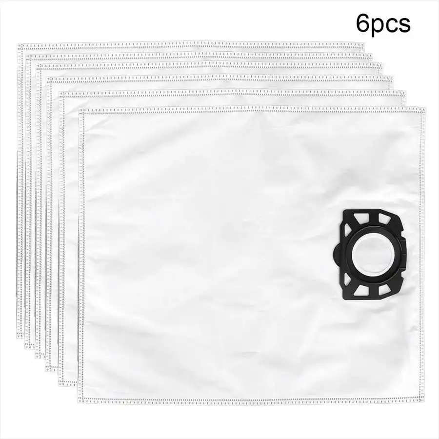 

6Pcs Vacuum Cleaner Bags Filter Fibre Cloth Dust Bag Fit for karcher MV4 MV5 MV6 WD4 WD5 WD6 Vacuum Cleaner Accessories