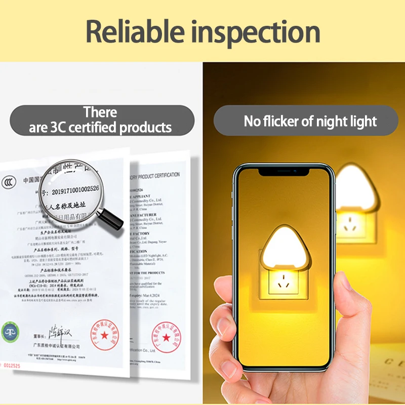 

Triangle plug-in remote control induction LED home bedroom bedside wardrobe light feeding atmosphere dimming night light