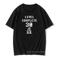 30 years old level complete 30 t shirt funny humorous gift for men husband boyfriend summer short sleeve vintage cotton t shirt