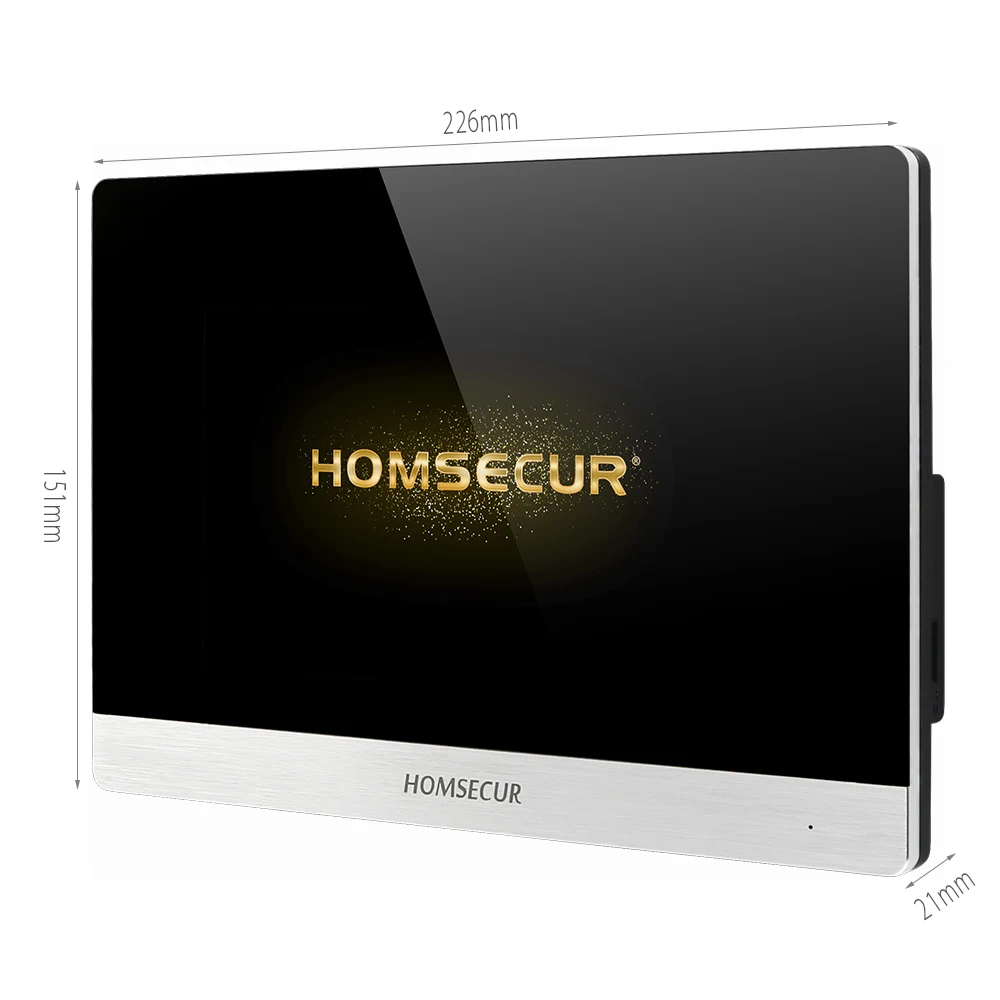 Видеодомофон HOMSECUR система связи с 4 проводами и 7 &quotсенсорным экраном уличная